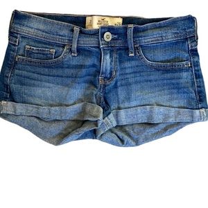 Hollister Women’s Denim Short Low Rise Jean Shorts